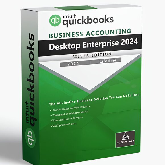 QuickBooks Desktop Enterprise 2024 – Lifetime License for Windows - Picture 1 of 2